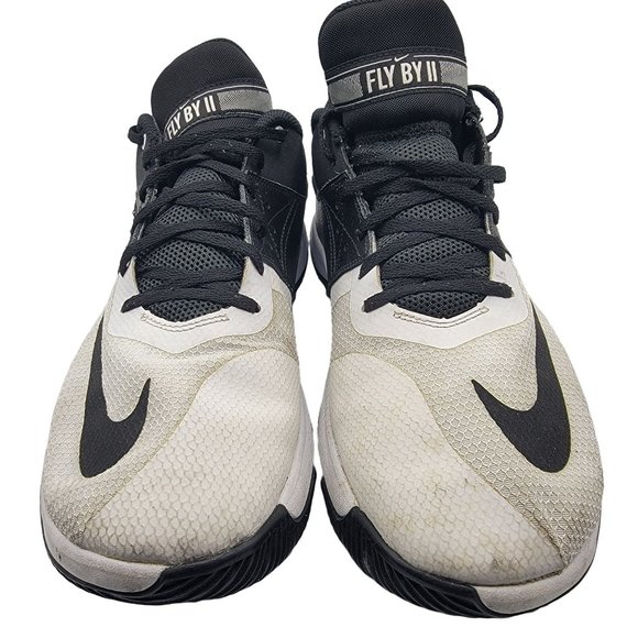 Nike Fly By Low II 2 Mens 13 Basketball Shoes Black White  AJ5902-001 main image 8